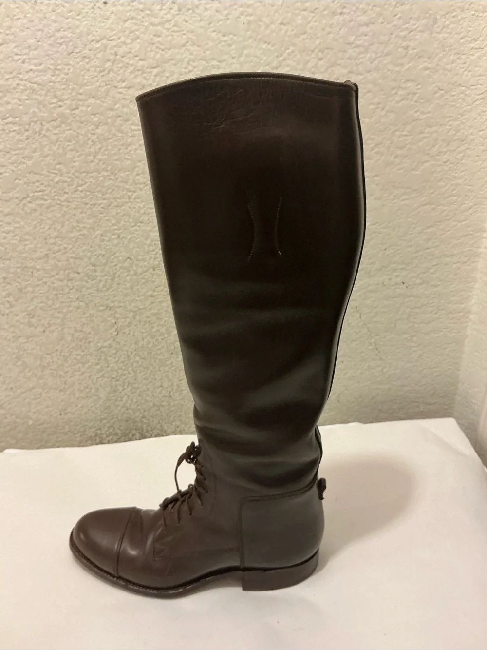 Dehner’s Women's Over-the-Knee Lace-Up Riding Boots in Dark Brown